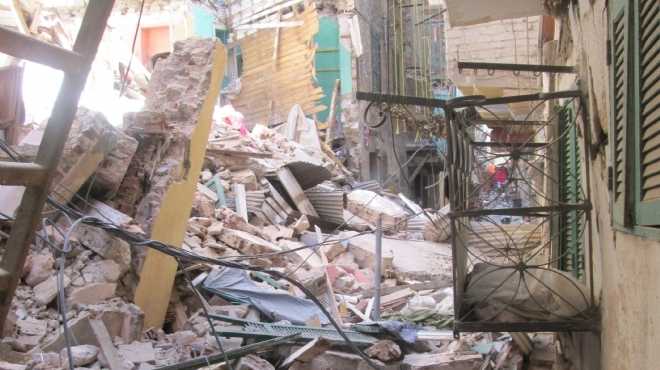  انهيار عقار من 7 طوابق مأهول بالسكان في سيدي جابر 