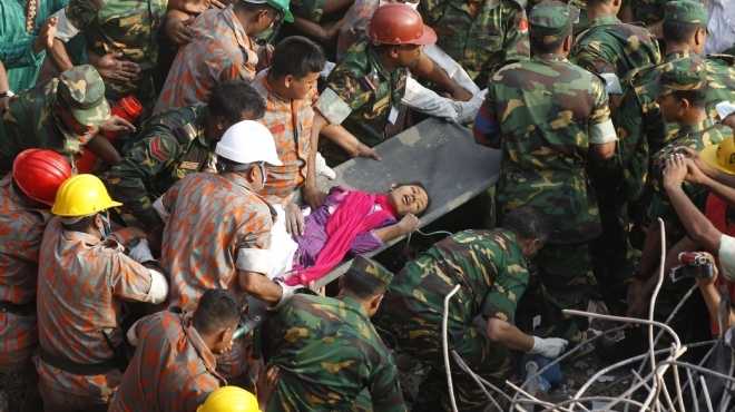 مصادر إعلامية: الناجية من انهيار مبنى في بنجلاديش تتعافى بالمستشفى