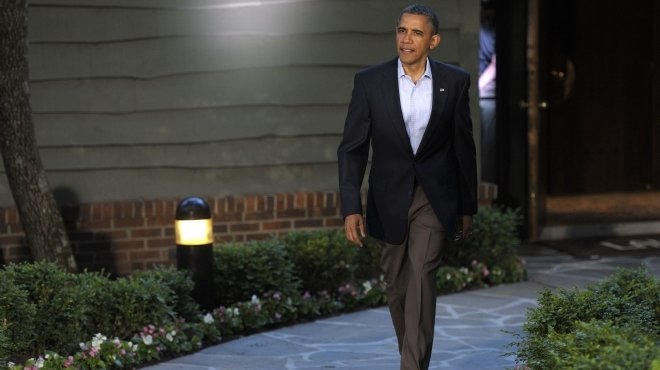 أوباما يصل إلى نيوجيرسي لمعاينة أضرار الإعصار 
