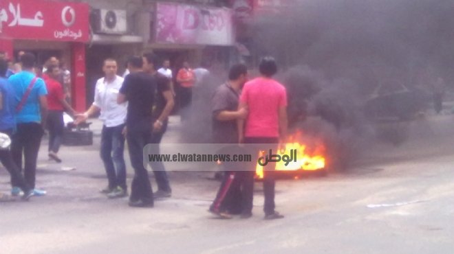 بالصور| أهالي شرق الإسكندرية يغلقون نفق 