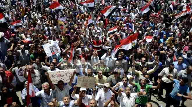 الآلاف يخرجون إلى شوارع وميادين سوهاج للمطالبة برحيل مرسي ونظام الإخوان