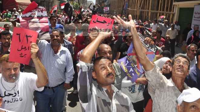  انطلاق مسيرات محاميي الإسكندرية من مقر النقابة إلى 
