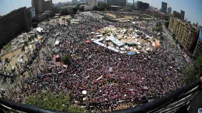  وصول مسيرة السيدة زينب إلى ميدان التحرير 