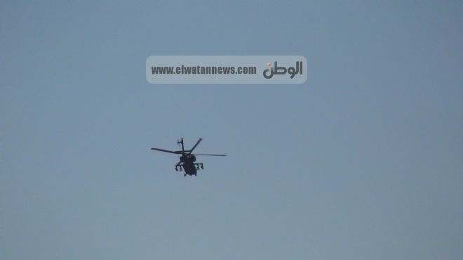  طائرة حربية تحلق فوق الشيخ زويد عقب الانفجار 