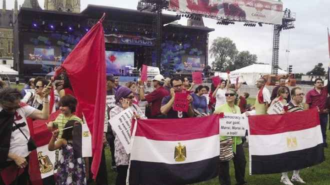 27 مظاهرة للمصريين فى أمريكا للمطالبة بإسقاط 