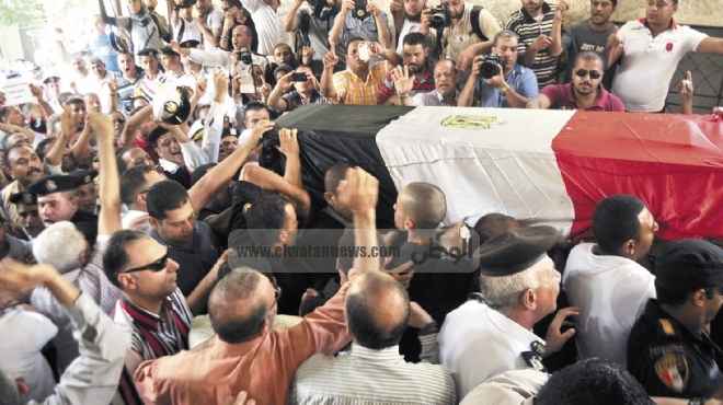 جنازة الشهيد محمد هانى تتحول إلى مظاهرة ضد النظام