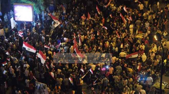  احتفالات وإطلاق الألعاب النارية في الغربية ابتهاجا بعزل مرسي
