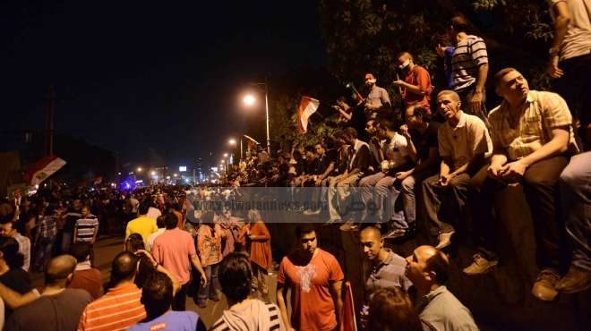  ألعاب نارية تملأ سماء الفيوم عقب خطاب السيسي إحتفالا برحيل مرسي