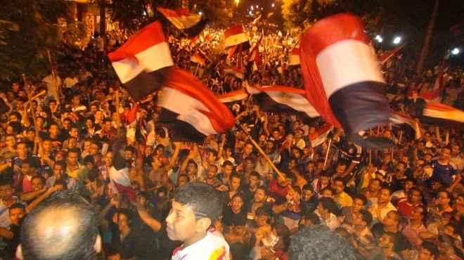  الآلاف يحتفلون بإسقاط مرسي في جنوب سيناء