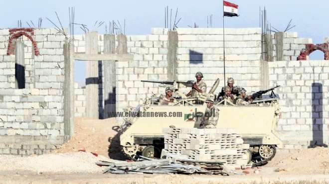 الجيش يواصل تطهير سيناء من إرهاب أنصار «إخوان مرسى»