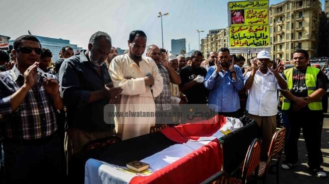  تشييع جنازة مجند قوات مسلحة من بورسعيد لقي مصرعه في هجوم على كمين بالعريش 