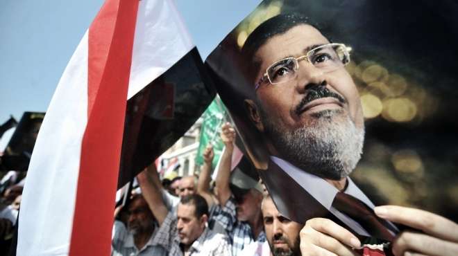 مظاهرة دعم للرئيس المعزول محمد مرسي في برن