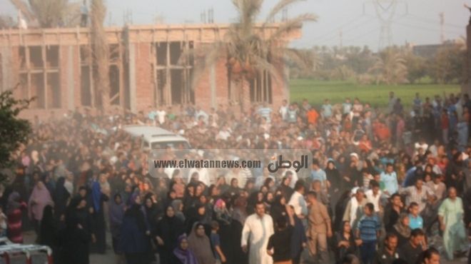 تشييع جنازة أحد ضحايا أحداث سجن أبو زعبل في الفيوم