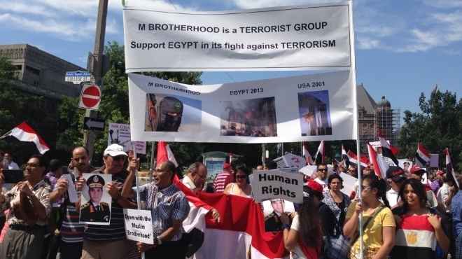  بالصور| التيار الشعبي يشارك بمسيرات في فرنسا وكندا ضد التدخل الأجنبي في مصر 