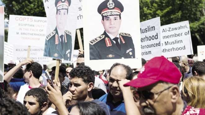 المصريون فى أوروبا يتظاهرون لفضح عنف «الإخوان» ورفض التدخل الأجنبى