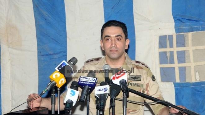 المتحدث العسكري: مقتل 4 من العناصر التكفيرية في مداهمات بالعريش