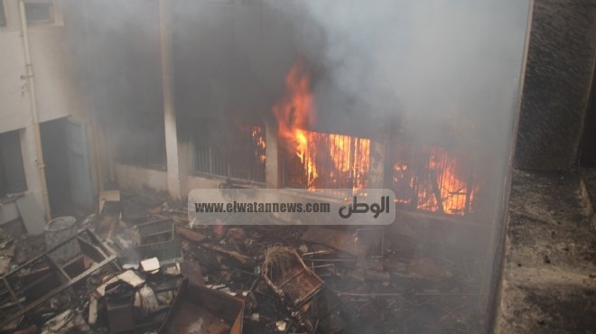  إخماد حريق شب في شركة النيل للمجمعات الإستهلاكية بشبرا الخيمة 