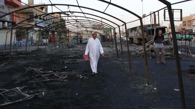 عاجل| مصادر أمنية: 13 قتيلا في تفجير انتحاري غرب بغداد