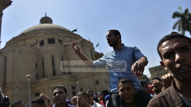  حالة استنفار أمني بجامعة القاهرة بعد مشاجرة بين أنصار 