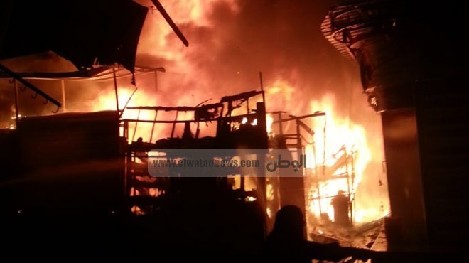 إصابة 4 عاملين بحريق بمصنع للقطن الطبي بالإسكندرية