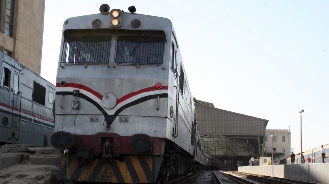  توقف حركة القطارات على خط القاهرة - بورسعيد بالوجه البحري بسبب 