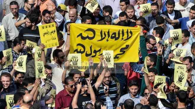  انطلاق مسيرة من مسجد الرحمة بالهرم باتجاه منطقة الطالبية 