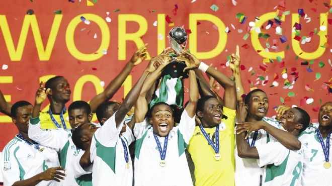 «نسور نيجيريا» تحتفل بلقب كأس العالم للناشئين 