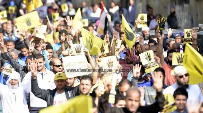 مسيرة للإخوان احتجاجا على ترشح السيسي بالشرقية