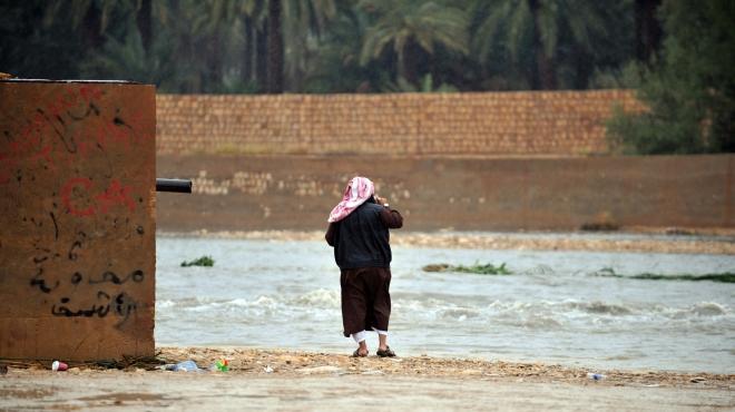 سيول سقطت على إسرائيل تحطم خطي مياه في مصر