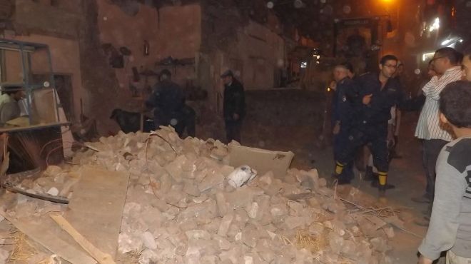  3 مصابين إثر انهيار منزل مكون من طابق واحد في نجع حمادي 