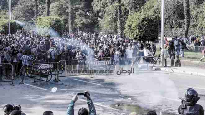 طلاب «الجماعة» يواصلون نشر الفوضى والعنف بالجامعات.. ويجهزون لموقعة جديدة أمام «القاهرة»