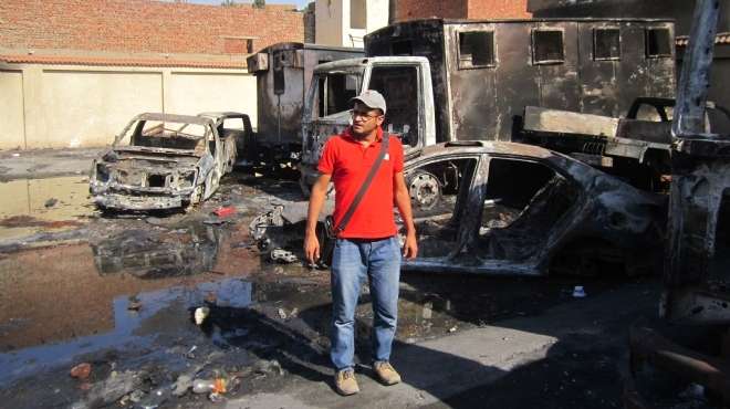 تحقيقات حرق مركز أطفيح: المتهمون قتلوا 4 وسرقوا 18 سيارة بالإكراه