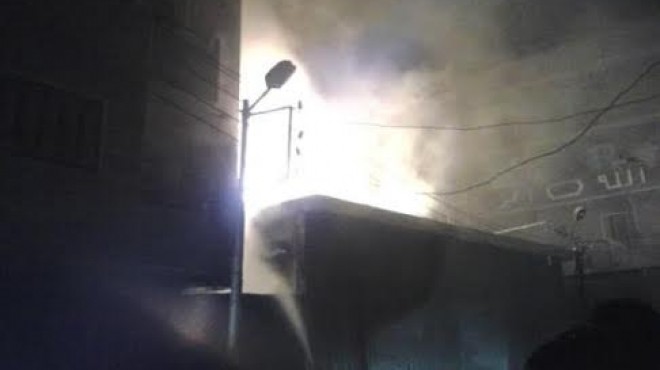  إصابة 9 وإنهيار منزل فى حريق بسبب إنفجار إسطوانة بوتاجاز بالمنوفية