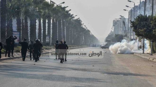 عاجل|  اشتباكات بين الأمن والإخوان بجوار سوق السيارات في مدينة نصر 