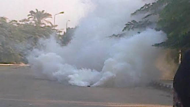  حالات اختناق بين طالبات الإخوان بعلوم الإسكندرية إثر قنابل الغاز