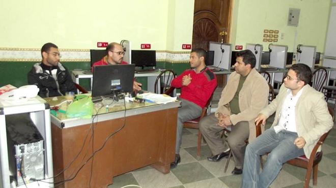  دورة كمبيوتر لرفع كفاءة موظفى مجلس مدينة مرسى علم 