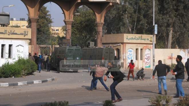  القبض على إخوانيين أمام المدينة الجامعية بالأزهر 