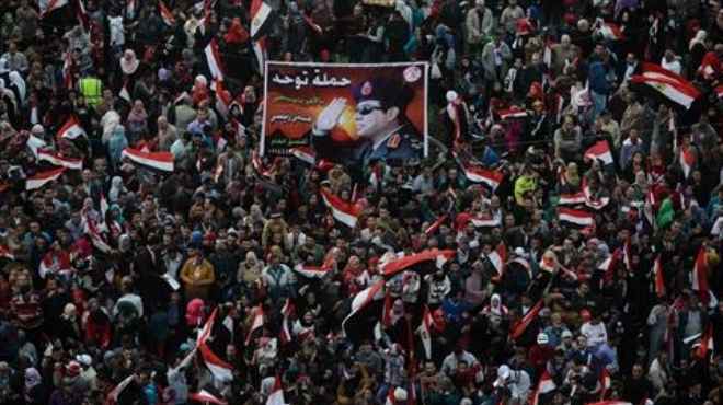 أفراح ومسيرات في شمال سيناء بعد إعلان المشير السيسي الترشح للرئاسة