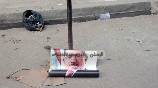 فتح ميدان النعام أمام حركة المرور بعد هروب الإخوان
