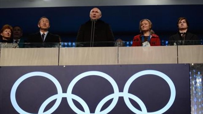 بالصور| الرئيس الروسي بوتين يعلن افتتاح الالعاب الاولمبية الشتوية
