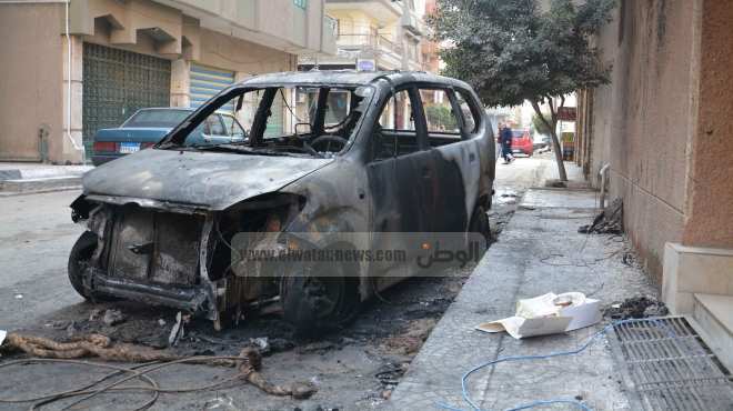 بعد حرق سيارة ضابط .. صفحة إخوانية تهدد رجال القضاء ببنى سويف