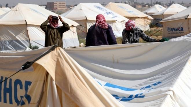 مخيم الزعتري في الأردن يأوي أكثر من 40 ألف لاجىء سوري