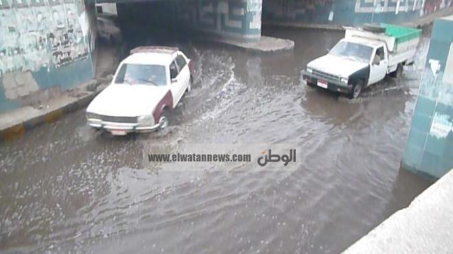 سقوط أمطار غزيرة وتوقف حركة الصيد بميناء بورسعيد