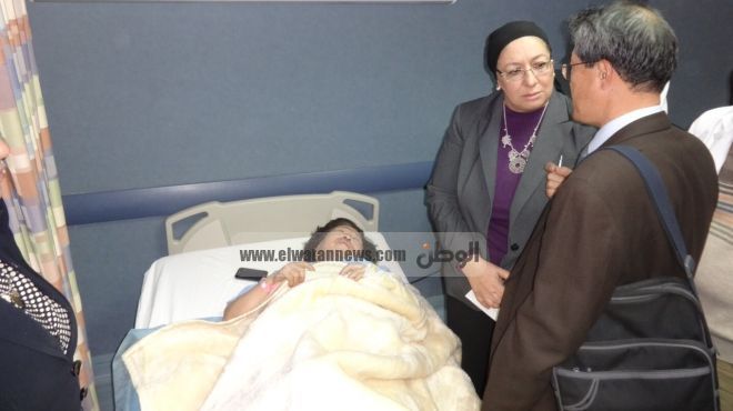 وزيرة الصحة تتفقد مستشفى شرم الشيخ الدولي لمتابعة مصابي حادث 
