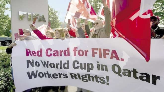 وفد من البرلمان الأوروبي يبحث ازمة العمال في قطر
