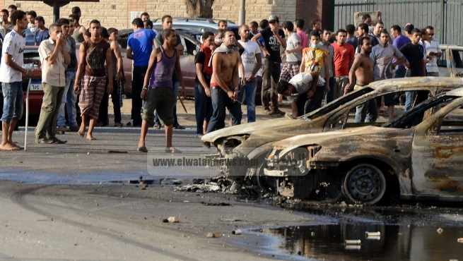  معاينة النيابة لموقع أحداث شبرا: تدمير 7 محال تجارية وتحطيم 8 سيارات ملاكي 
