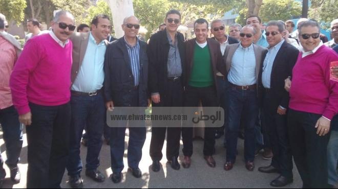 مرتجي والدرندلي يحضران مباراة أهلي بنغازي لمساندة مجلس طاهر