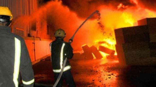 مجهولون يشعلون النيران في جراج بمجلس مدينة أبوكبير بالشرقية