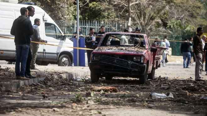 مصدر أمني: إصابة ضابط في تفجير سيارته عن بعد أمام مسجد الحصري بأكتوبر 