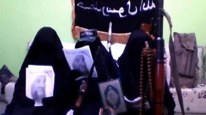 بالفيديو| نساء تنظيم القاعدة بليبيا يطالبن بإقامة دولة إسلامية